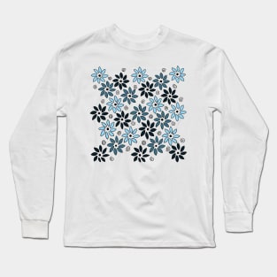 Blue flowers Long Sleeve T-Shirt